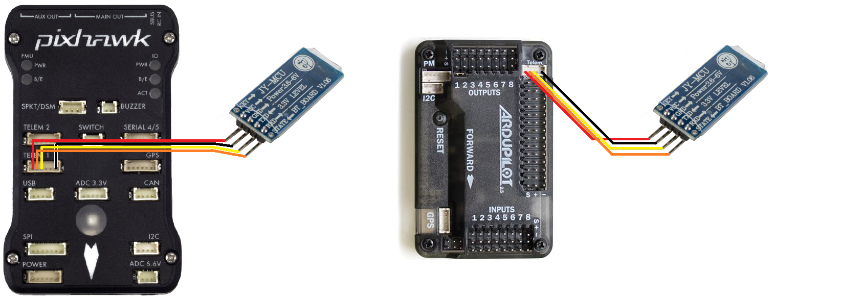 Bluetooth do ArduPilot APM 2.5 i 2.6 Bluetooth do ArduPilot APM 2.5 i 2.6