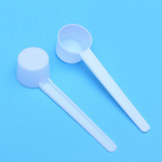 Plastic deep teaspoon - measuring cup - 5g - disposable