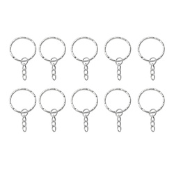 Base Pendant With Chain Pendant Silver Pendant 30mm 10pcs