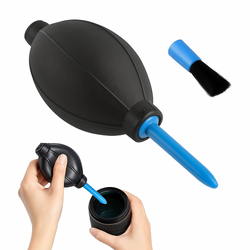 Brush nozzle for cleaning optics - Brush - Air pump