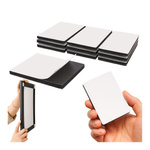 10x Mikroguma Dwustronna 2mm 55x45mm Czarna Podkładka Piankowa z Klejem