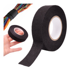 Taśma Parciana Izolacyjna do Wiązek 19mm 15m Czarna z Meszkiem do Kabli