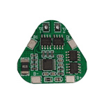 BMS PCM PCB module for charging 18650 3S 12V 8A cells - for 18650 cells - in a triangle