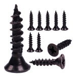 Common Screw 3.3x16mm Black 10 Pieces for Universal Assembly