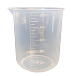 Plastic cup with measuring cup 500ml - kitchen measuring cup