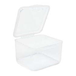 Mini Plastic Transparent Box - 33x33x23mm - Organizer - Container