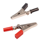 Large crocodiles - a pair (black and red)