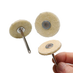 Miniature Nylon Polishing Disc - 28mm 120# White - Polisher with Nylon Head