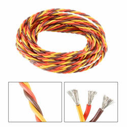 Servo cable three-core 0.30 mm - twisted - cable 60 wires
