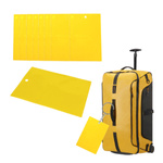 Badge Pass Cover Card Case Neon Yellow 10pcs