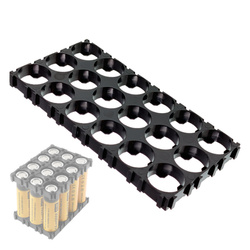 6x3 plastic case for packing Li-Ion 18650 batteries - for 18 pcs.