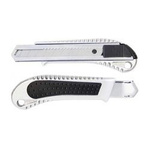 Universal knife, metal - with retractable blade 18mm - paper wallpaper knife.