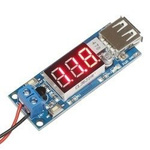 USB 5V 2A power supply - 6-35V to 5V converter with voltmeter and current settings