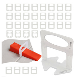 System poziomowania płytek - Klips 1.5mm - biały - 100szt