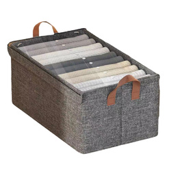 Lockable Closet Organizer - Clothes Box 47x28x20cm Grey