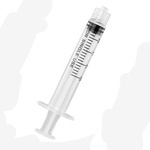 Dispensing syringe 2.5ml - Luer-lock - applicator for glue - paste - flux