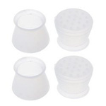 Protective caps for furniture legs - 4 pcs - Silicone cover for legs