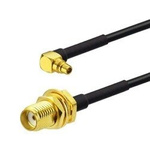 Transition - SMA jack to MMCX - angle adapter with 100mm cable