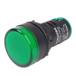 Green LED indicator light - AD16-22DS - indicator light