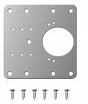 Hinge repair plate - 90x90mm sheet 0.7mm - furniture hinge repair