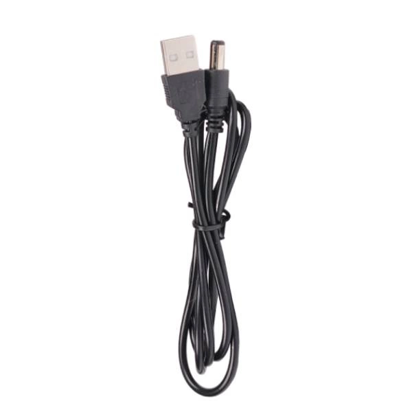 Przewód USB typu A - DC5.5 x2.1mm - kabel zasilający - 100cm - szczegół