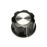 Pokrętło do potencjometru MF-A02 - gałka bakelitowa z rdzeniem miedzianym 6.35 mm