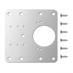 Hinge repair plate - 90x90mm sheet 0.7mm - furniture hinge repair