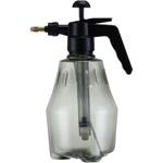 Hand pressure sprayer - 1.5L - black transparent- nozzle brass