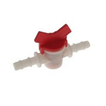 Press-in valve 8 mm - bi-directional with flow control - irrigation line