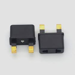 Universal adapter - UK/USA-EU adapter. Plug England, socket America, Europe.