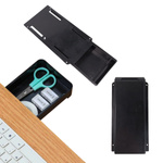 Desk drawer - black - 84x220x30mm - self-adhesive organizer for pens and small items