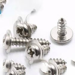 Washer screw 2.3x6mm - Sheet metal screw - 10 pcs - flat head - PWA2.3X6X5