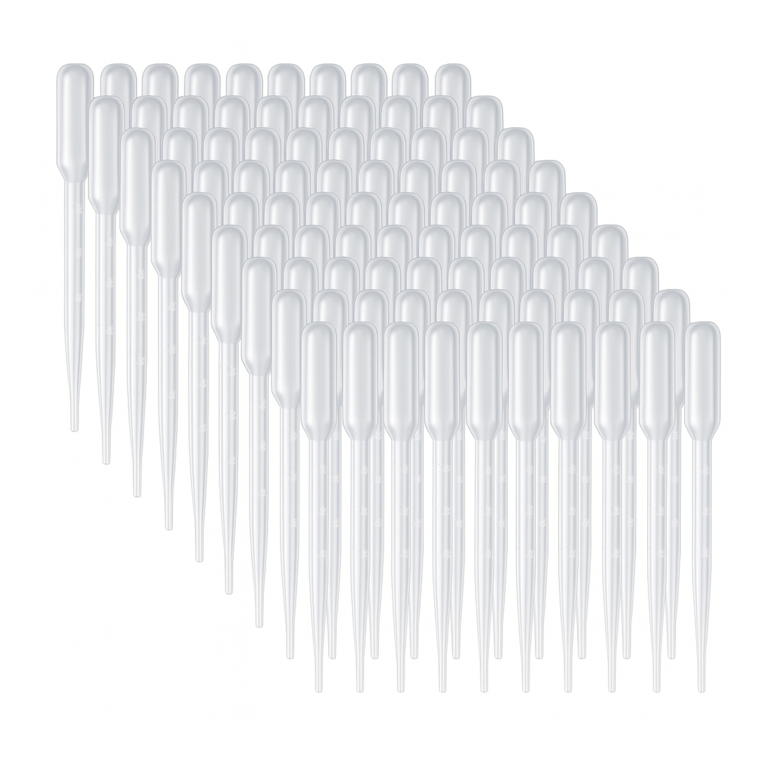 Pipety jednorazowe w zestawie 100 sztuk