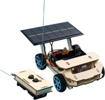 Plywood remote control car - solar powered - DIY Auto - Wooden Educational Toy