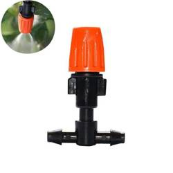 Adjustable nozzle with T-adapter - sprinkler - dripper for plant irrigation system