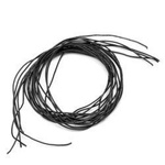 Tinned copper silicone cable 26AWG - 28 conductors - 0.14 mm2 - black - flexible