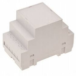 U4 housing for electronics mounted on DIN rail