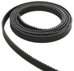 Timing belt GT2 6mm Black - drive belt - Tape for 3D CNC printer - 1mb