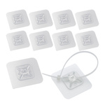 Wieszak samoprzylepny - haczyk - transparentny - uchwyt ścienny