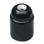 E27 Bakelite socket - black - Plastic socket