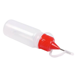 PE needle bottle - 10 ml - applicator - for dispensing liquids