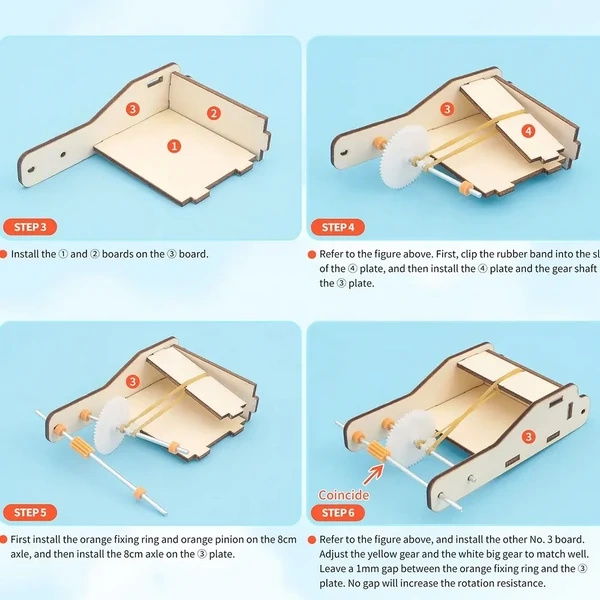 Samochód DIY z sklejki - gotowy model