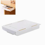 Self-adhesive drawer - white - 250x175x40mm - desk organizer for pens and small items