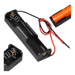 Battery basket 1x 18650 3.7V Li-Ion - battery basket (cell) with cables