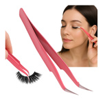Curved modeling tweezers - tweezers for eyelash extensions