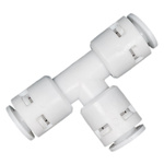 T-piece - Quick connector for water - plug 3x 1/4" 6.5mm - hose connector - osmosis