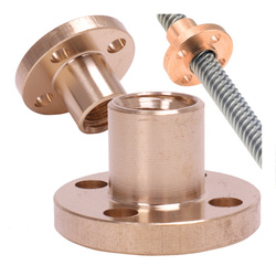 Brass T8x2 Nut For Trapezoidal Screw - 1 coil - 3D Printer