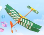 Sky Touch II 500mm rubber powered model - biplane aircraft