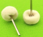 Cashmere polishing tip 25mm - for dremel, mini rubbermaid