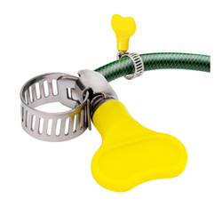 Butterfly clamp 8x12mm - metal worm clamp for pipes and hoses